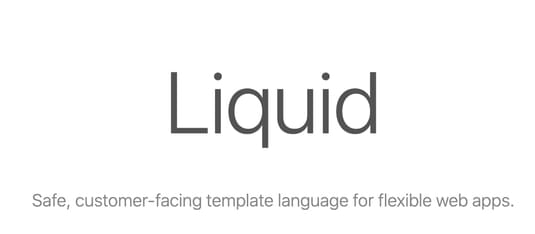 Glance at Liquid template